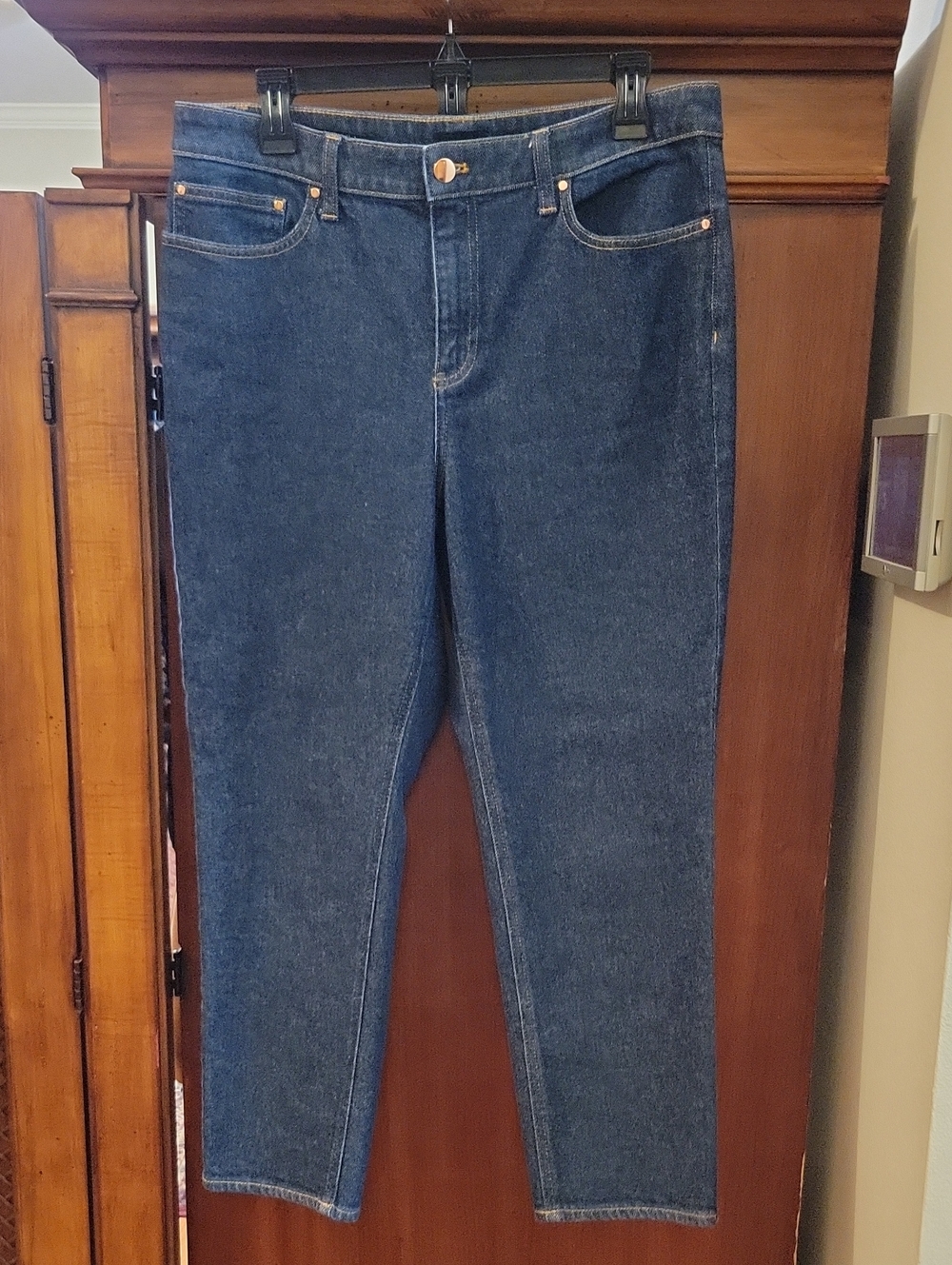 Talbots | Slim Straight Ankle Denim Jeans in Regina Wash - Women's Size 10